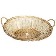Basket oval beige 50x46x16 cm Pro.mundi