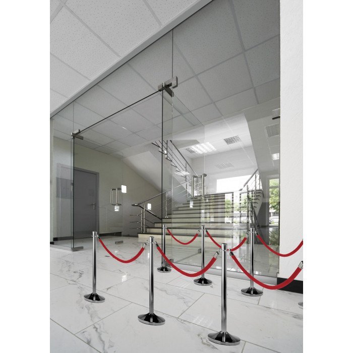 Cord for reception barrier rectangular red 150x3.8 cm Securit