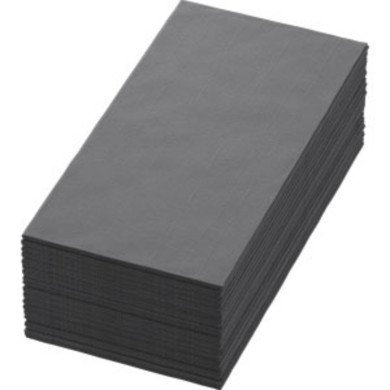 Napkin grey non-woven 40x40 cm Airlaid Duni (60 units)