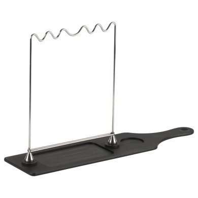 Kebab stand black stainless steel 45 cm L.tellier