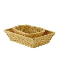 BUFFET BASKET GN 1/2-100 BEIGE POLYPRO/SST