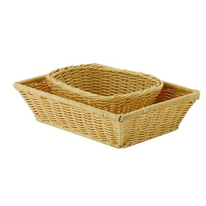 BUFFET BASKET GN 1/2-100 BEIGE POLYPRO/SST