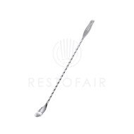 TRIDENT BAR SPOON/FORK TWISTED HANDLE L30CM SST