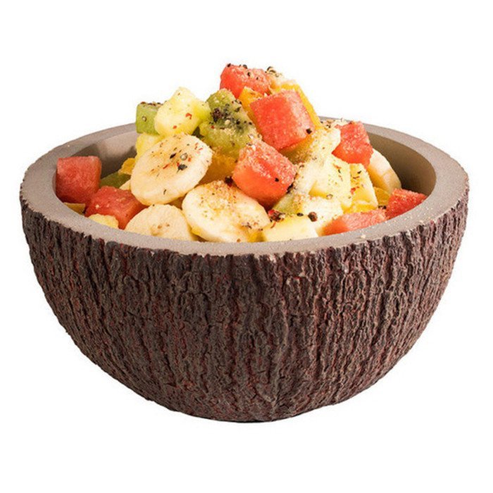 SALAD BOWL D23X12.5CM 2.2L COCONUT CONCRETE