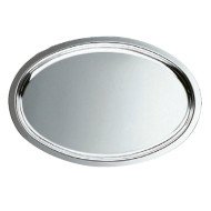 OVAL PLATTER L80 X W30.5CM STAINLESS STEEL