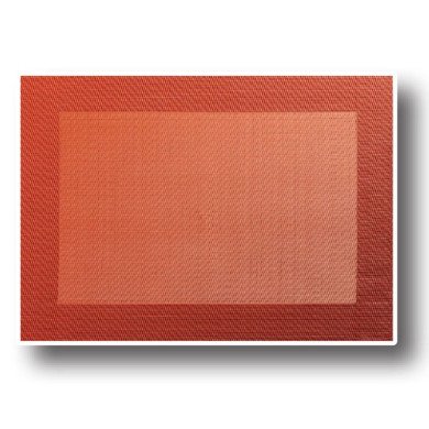 PLACE MAT TERRACOTTA WITH RIM L33 X W46CM ASA SELECTION