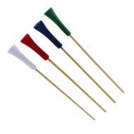 BAMBOO GOLF TEE PICK ASSORTED COLORS PACK OF 100 L11.4CM