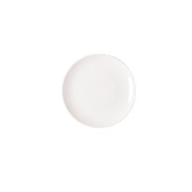 Flat coupe plate round ivory glazed Ø 18 cm Nano Rak