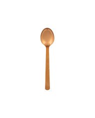 VINTAGE SOLID SPOON HAMMERED FINISH BRONZE L33.66CM STAINLESS STEEL AMC