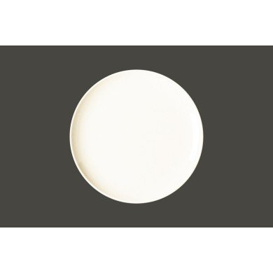 Flat coupe plate round ivory glazed Ø 24 cm Nano Rak