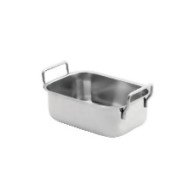 CONTAINER WITHOUT LID RECTANGULAR 0.7L STAINLESS STEEL BAIN MARIE 