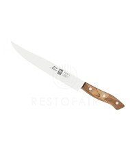 STEEL CARVING KNIFE WOODEN HANDLE Ø20CM STAINLESS STEEL NATURE 