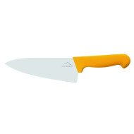 Chef's knife/ wide blade 17 cm stainless steel polypropylene (pp) yellow coloured Pro.cooker