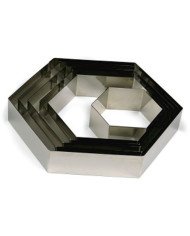 HEXAGON FRAME 23X20XH4.5CM SST