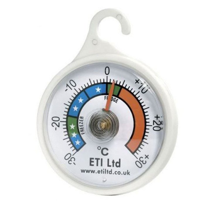 ROUND DIAL D5.2CM FRIDGE-FREEZER THERMOMETER -30/+30°C