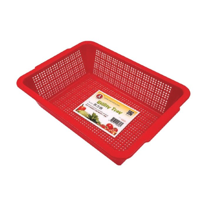 SIEVE RECTANGULAR 36X26.2X9.5CM PLASTIC RECTANGULAR  