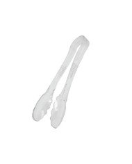 SCALLOP TONG CLEAR L30.5CM POLYCARBONATE 