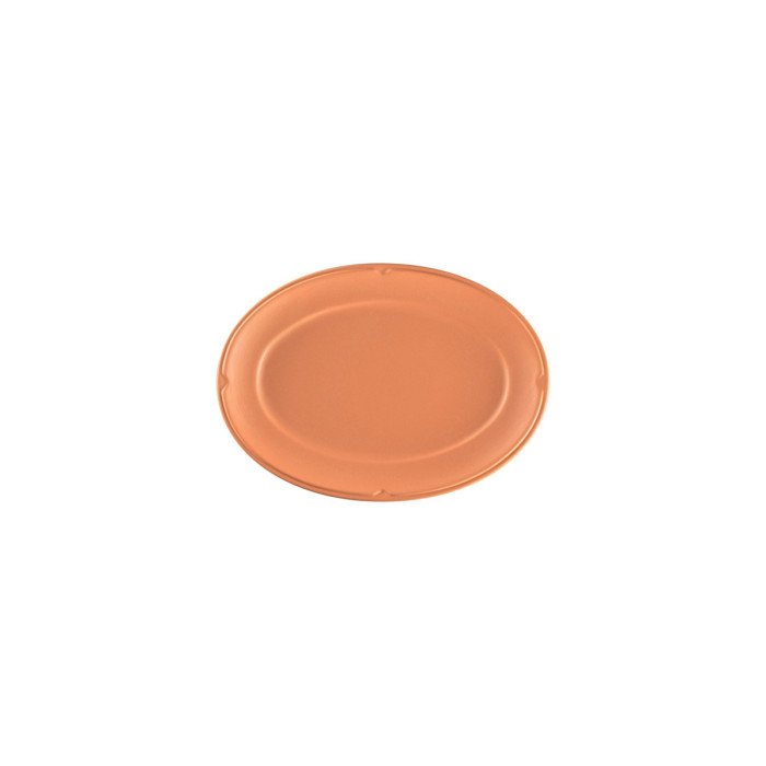 Flat plate oval Tero Decor porcelain 26x18.6 cm Earth Rak