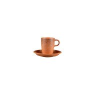 Under coffee/tea cup round Tero Decor porcelain Ø 15 cm Earth Rak