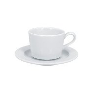 Teacup white glazed Access Rak