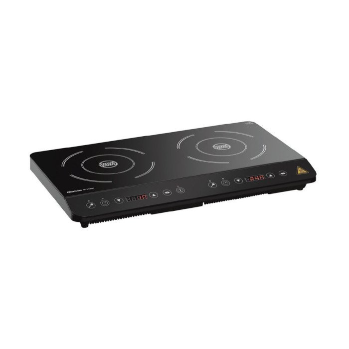 INDUCTION COOKER 2-HOBS Ø21CM 2+1.5KW L60.5X36XH6CM 230V-50HZ