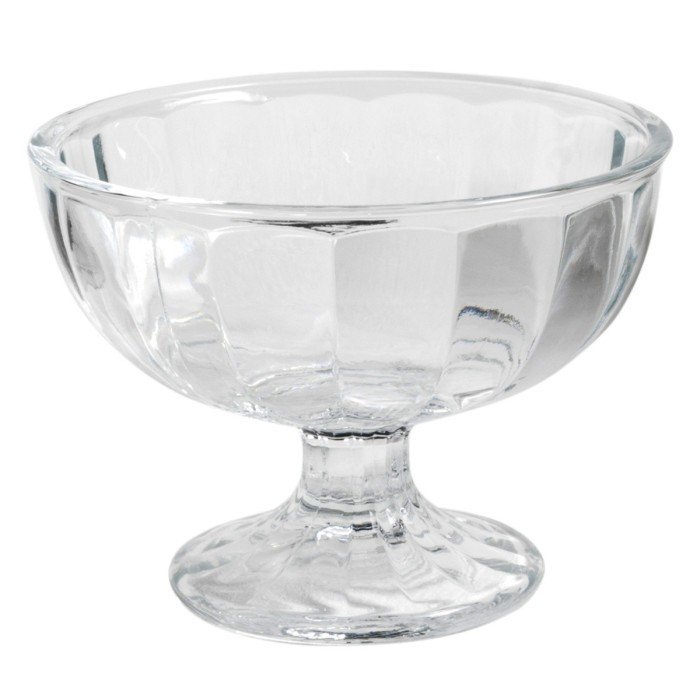 Dessert bowl round transparent glass Ø 10.3 cm Cyclade
