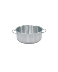 SAUTE PAN WITH 2 HANDLES INDUCTION D24CM 5L WITHOUT LID SSTANDY MANNHART