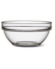 Dish round transparent glass Ø 6 cm