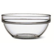 Dish round transparent glass Ø 6 cm