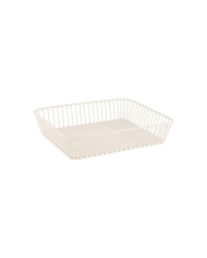 URBAN BASKET WHISPER WHITE GN1/2 L32.5XW26.5XH7.5CM METAL APS