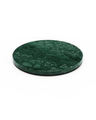 ROUND PLINTH GREEN D32XH2.5CM MARBLE TILT CRASTER