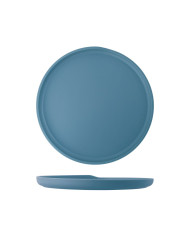 ROUND PLATE AQUA BLUE D22XH2.5CM MELAMINE COPENHAGEN