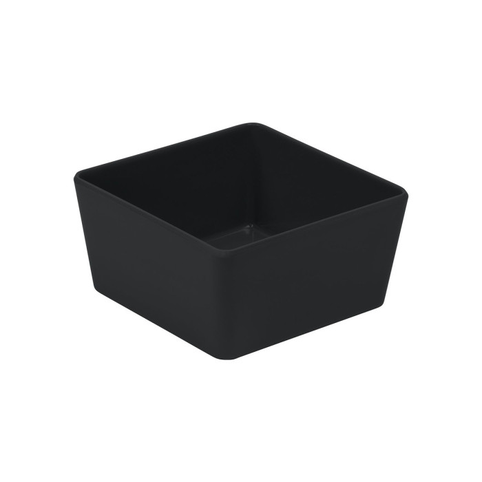 BENTO BOX SMALL INSERT BLACK  L9.6XW9.6XH4.8CM MELAMINE TOKYO