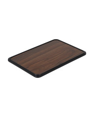 BENTO LID BLACK WOOD  L31.4XW20.2XH1CM MELAMINE TOKYO