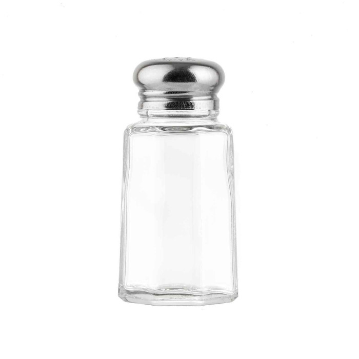 Salt shaker/pepper pot transparent Ø 4 cm 7.5 cm Tablecraft