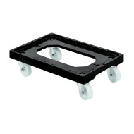 Dolly, 4 wheels plastic 61.3x41.4x17.2 cm 250 kg plate_length 41.4 m ABS Gilac