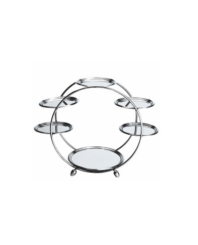 STAND WITH 6 PLATTERS D7.5CM/D11CM GIOTTO MEPRA