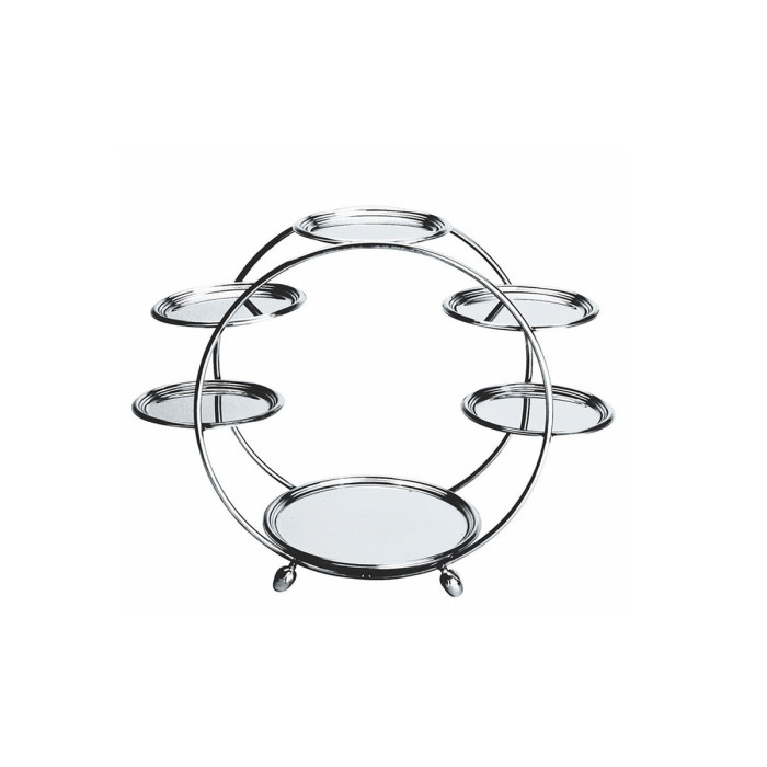 STAND WITH 6 PLATTERS D7.5CM/D11CM GIOTTO MEPRA