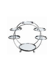 STAND WITH 6 PLATTERS D14CM/D20CM GIOTTO MEPRA