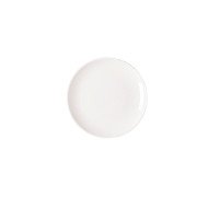 Flat coupe plate round ivory porcelain Ø 21 cm Nano Rak